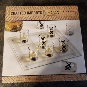 Glass Tic Tac Toe Drinking Game